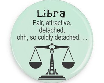 Funny Libra Birthday Fridge Magnet- Great Stocking Stuffer Idea!