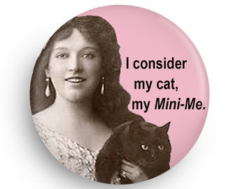 Cat Owner humor small giftables for Cat Lovers, Fridge Magnet,