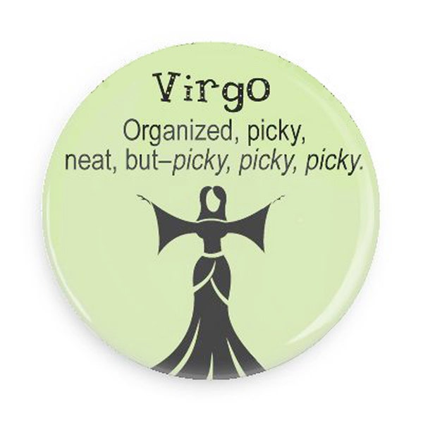 Gift for Virgo Birthday, Funny Virgo Fridge Magnet,  Stocking Stuffer Fun!