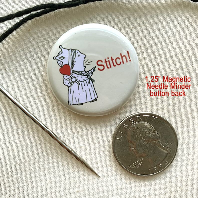 Funny Cross Stitch Needleminder Great Stocking Stuffer or Small Gift for Stitcher!