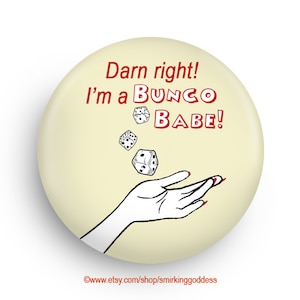 Funny Bunco Refrigerator Magnet-Great Gift for Bunco Fans!