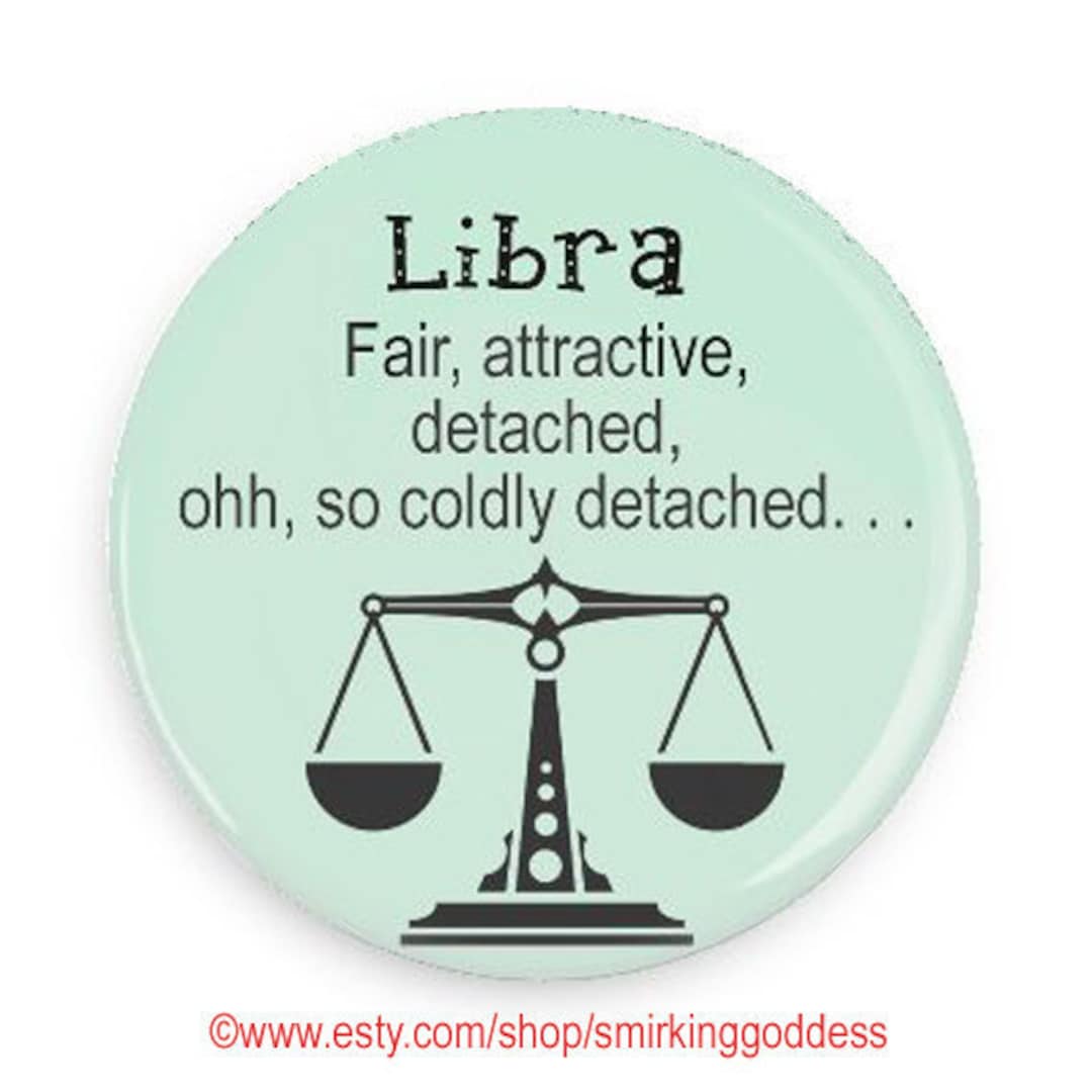 Funny Libra Zodiac Fridge Magnet - Fun Stocking Stuffer! - Etsy
