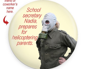 Funny School Secretary Gag Gift, Funny Fridge Gift Magnet, Personalized Option