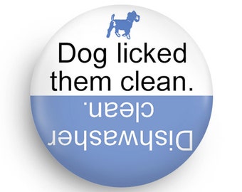 Funny Clean, Dirty Dog Dishwasher Magnet, a Functional Gift for doglovers