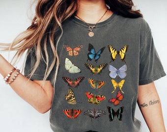 Butterfly T-shirt Cottagecore womens shirt