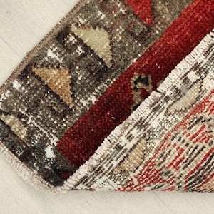 2x4 Rug Runner, Skinny Antique Rug 2x4, Turkish Rug 2x4, Vintage Rug 2x4, Oushak Rug 2x4, Doormat Rug 2x4, Bath Mat Rug 2x4,Bohemian Rug 2x4