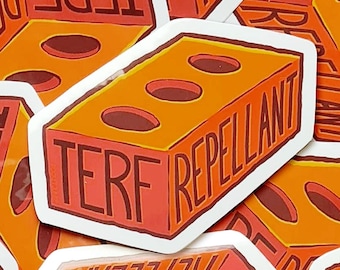 Pride 'Terf Repellant' Vinyl Sticker