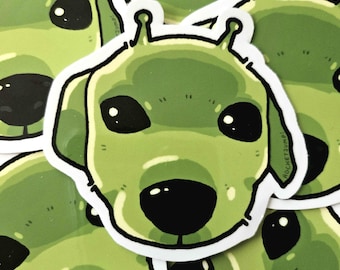 Gleeby Silly Meme Dogs Vinyl Stickers