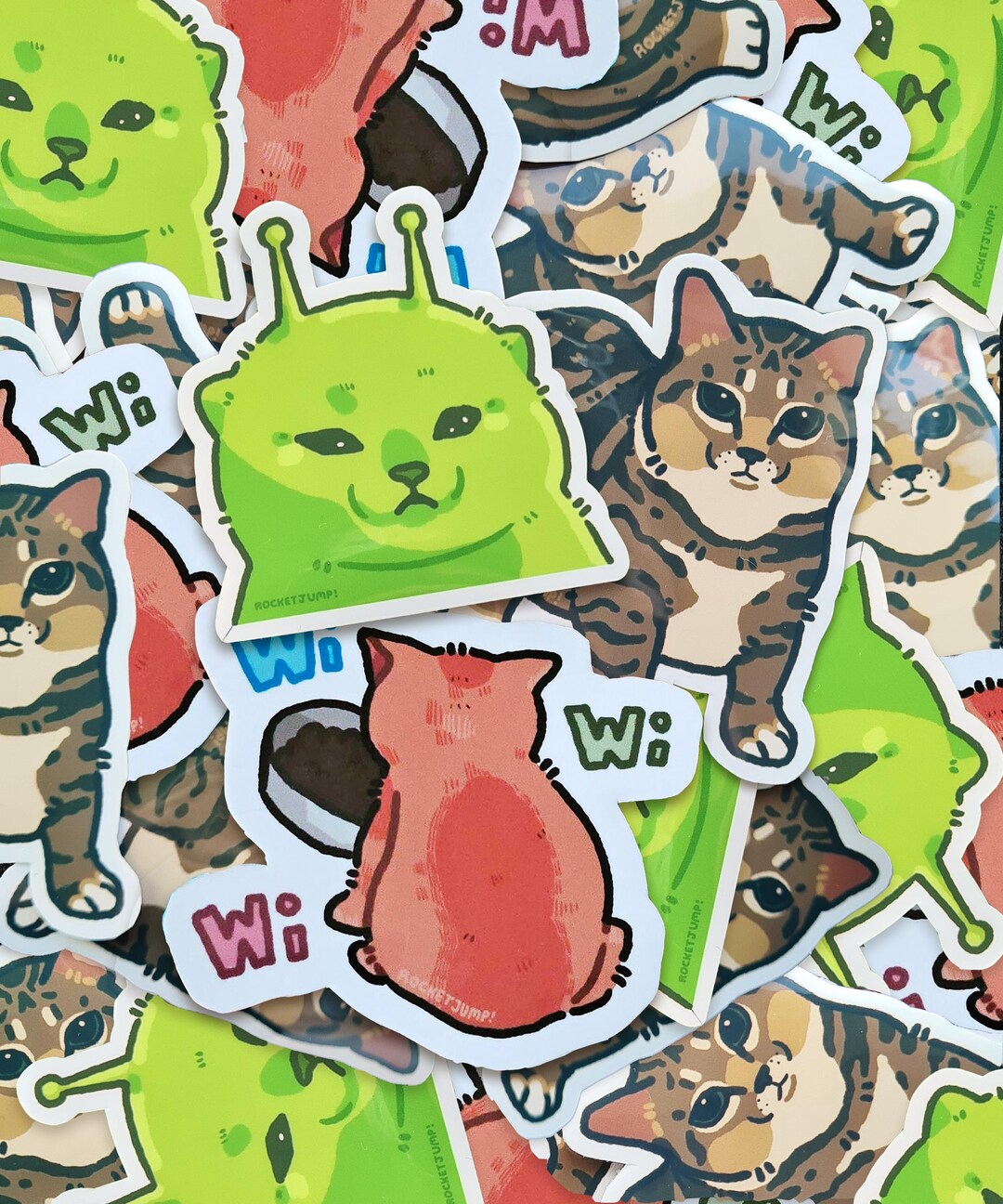 Silly Meme Cats Vinyl Stickers [BATCH 1] - Etsy