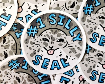 Serious or Silly? Seal Vinyl Stickers