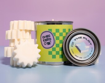For The Plot Scented Candle | Soy, Coconut, Apricot Wax | Handmade Candle | Gifts for Her