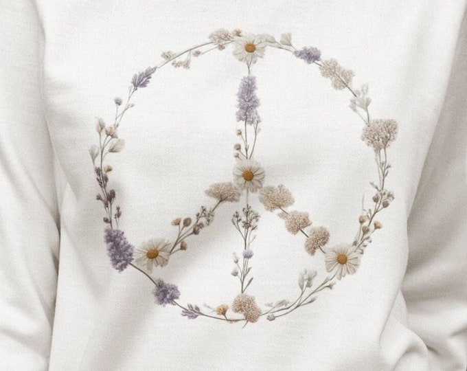 Featured listing image: Blooming Peace Sweatshirt