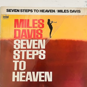 Miles Davis - Seven Steps To Heaven - Japão Jazz Disco de vinil LP Audiófilo OBI Raro em Shrink Japonês