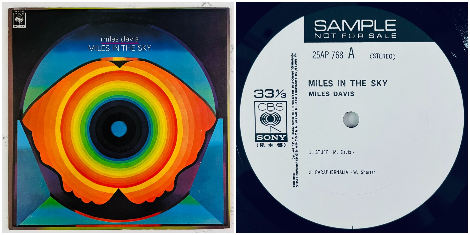 Miles Davis – Miles in the Sky - Rare Japan White Label