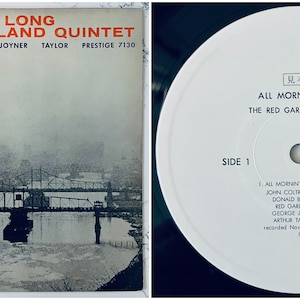 The Red Garland Quintet – All Mornin&#39; Long - Rare Japan White Label Promo Jazz Vinyl Record LP Audiófilo Japonês