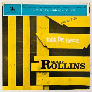 Sonny Rollins - Tour De Force - Disco de vinil de jazz japonês LP Audiófilo OBI Raro japonês 1972