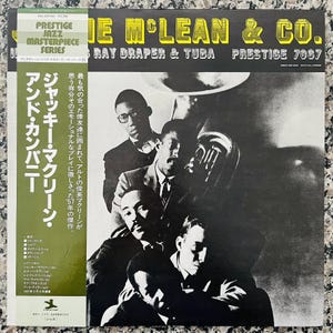 Jackie McLean - Jackie McLean & Co. - Rare Japan Vinyl Record OBI LP Audiophile Japanese MINT 1978 Prestige