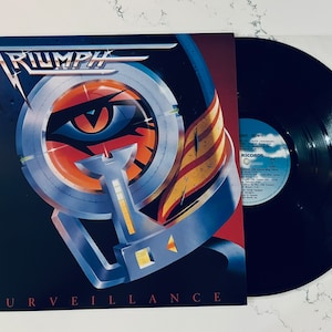 Triumph – Surveillance - Japan Record LP Heavy Metal Rock Vinyl Rare Japanese