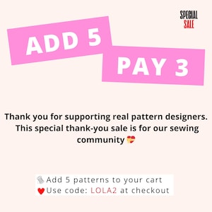 Basic block BUNDLE pdf sewing patterns, basic bodice pattern for beginners, sewing template pattern, basic sleeve pattern for women image 2