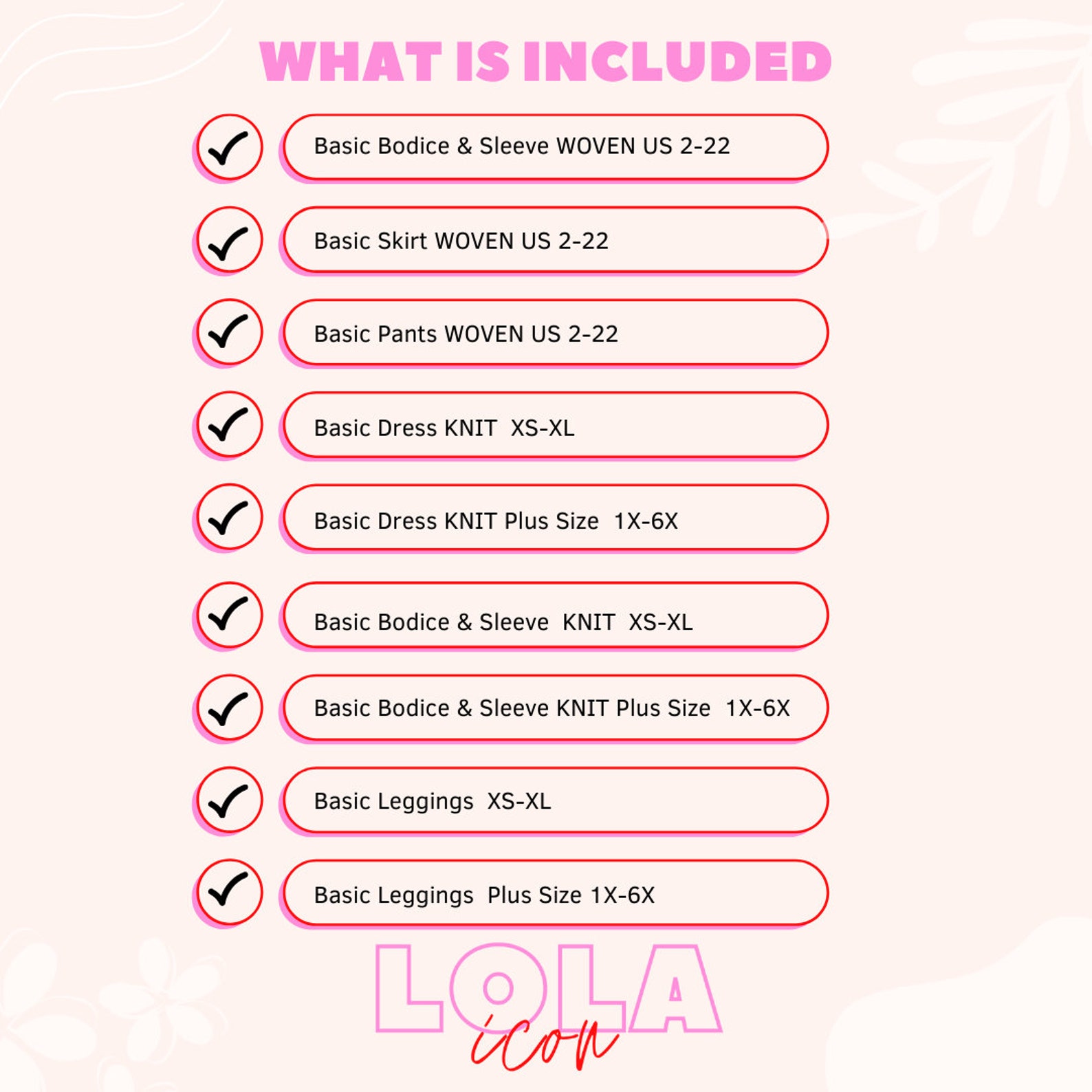 Basic Block BUNDLE Pdf Sewing Pattern, Basic Bodice Pattern, Basic ...