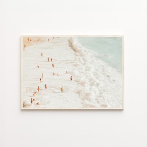 Aerial Beach Print, Ocean Wall Art, Beach Wall Art, Aerial Beach, Beach Art Print, Digital Prints, Horizontal Wall Art, Beach Photography