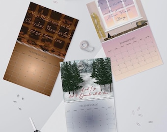 Taylor-Inspired 2026 Calendar; Edition 1; Debut-TTPD (US/Canada Shipping only!)