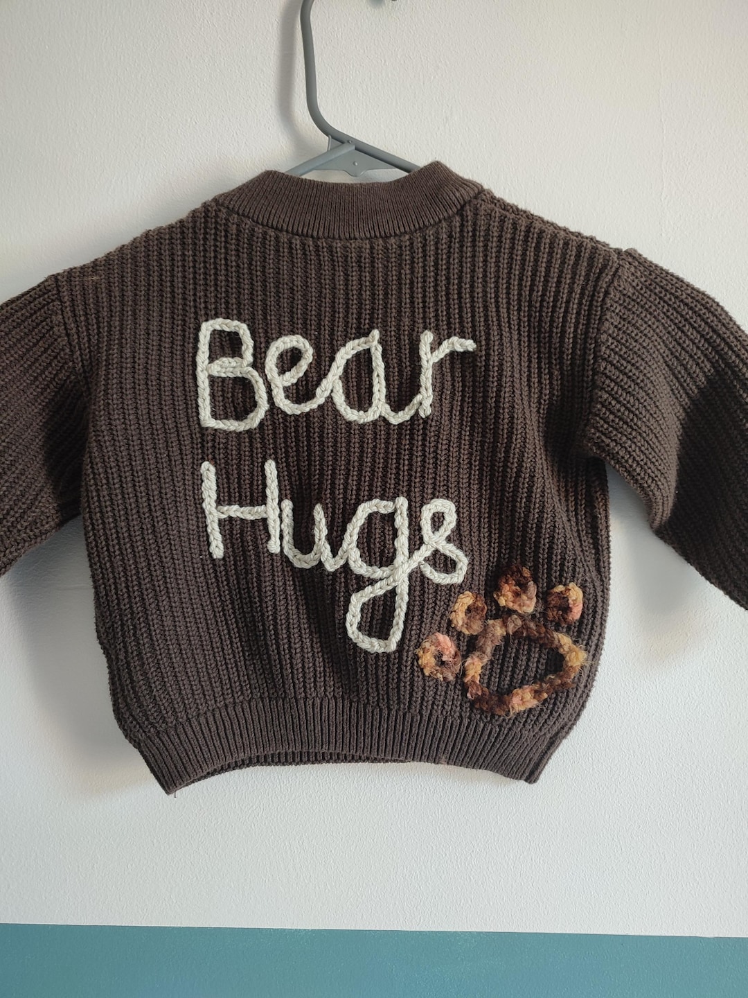 Babyhug Hooded Quilted Wrapper Happy Bear Print - Sky Blue