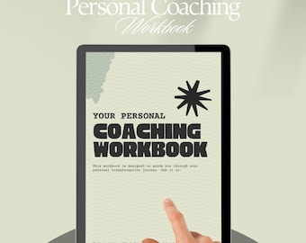 2026 Personal Coaching Workbook | Goal Planning & Habit Tracker | Minimal Digital Download