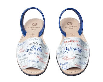 Dominican Roots Avarca women flat