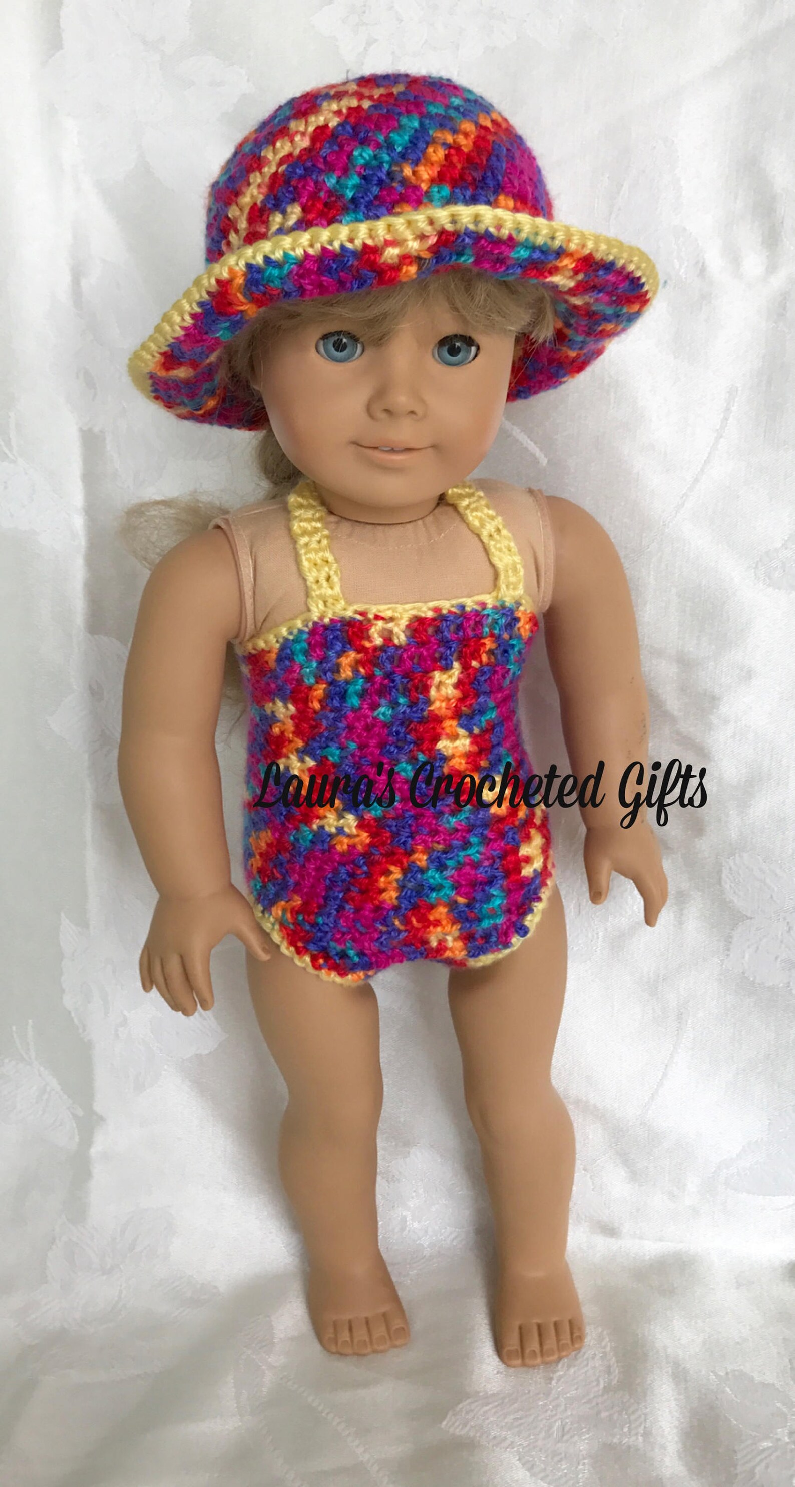 Doll Swimsuit Handmade Crochet Doll Clothes Doll Swimwear Etsy
