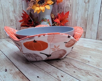 Reversible Microwaveable Bowl Cozy, Soup Bowl Cozy, Cozy, Reversible Bowl Cozy, Bowl Cozy, Hot/Cold Bowl Cozy