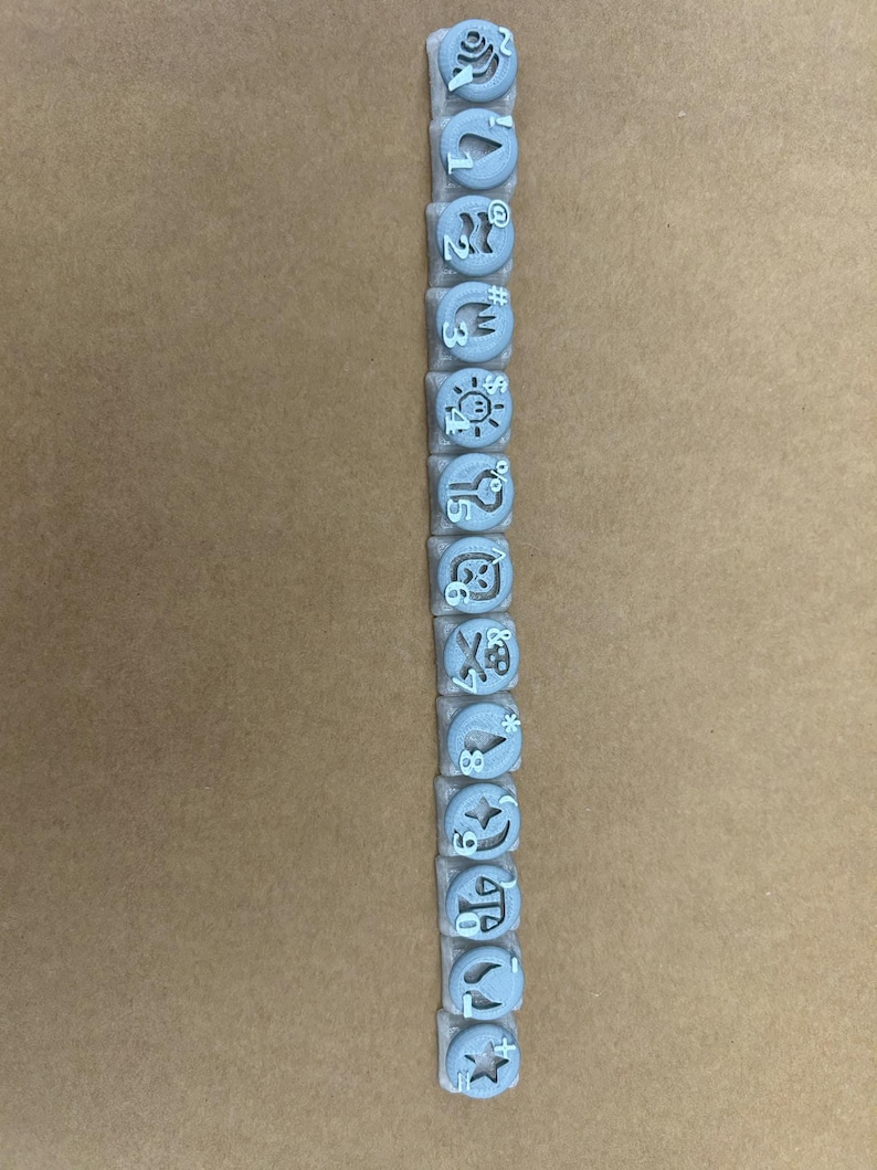 Runescape Runes Number Keycaps - Etsy