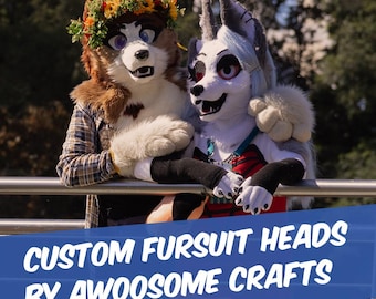 Custom  Fursuit Head Commissions – Clear Pricing, Flexible Options