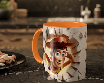 Woody Coffee Mug 11ozToy Story Mug, Disney Mug Cowboy Mug, Woody Fan Gift, Kids Mug, Disney Hot Coco Mug, Toy Story Hot Coco Mug, Trendy Mug