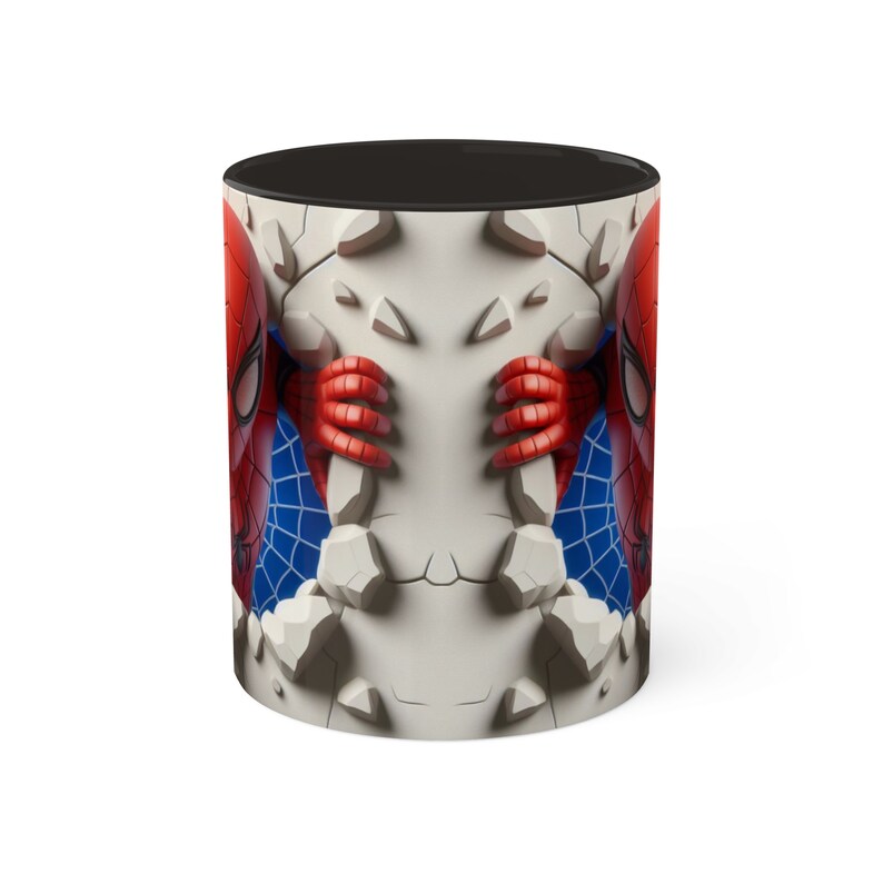 Spider-Man Coffee Mug 11oz, Marvel Mug, Hot Coco Mug, Superhero Mug Spider-Man Fan Gift Movie-Themed Mug, Spider-Man Merchandise, Heroic Mug image 9