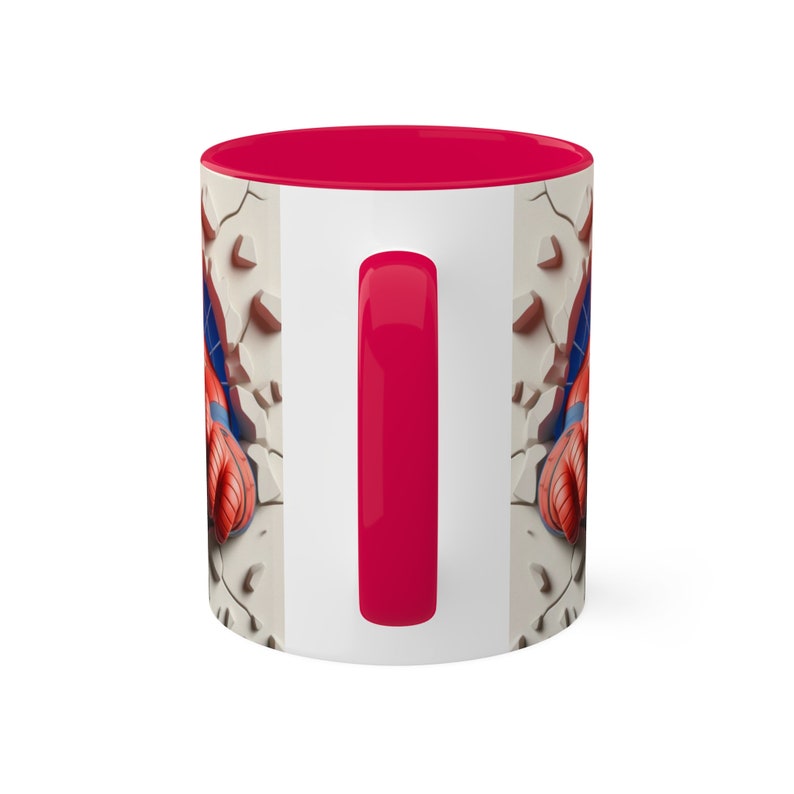 Spider-Man Coffee Mug 11oz, Marvel Mug, Hot Coco Mug, Superhero Mug Spider-Man Fan Gift Movie-Themed Mug, Spider-Man Merchandise, Heroic Mug image 6