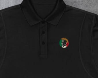 Italian Spartan Flag Polo Shirt: Italy Pride Heritage Tee