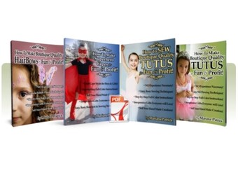 How To Make Non-Sew & Easy-Sew Tutus, Hairbows and Superhero Capes For Fun And Profit - Great For Halloween Costumes (ebooks)