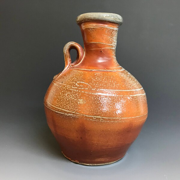 Pottery Jug - Vase - Bottle - Weed Pot - Soda Glazed Stoneware Pottery