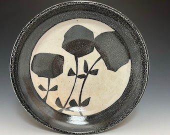 Silhouette - Serving Bowl   -  - Soda Fired Stoneware  - 10" diameter - Ron Philbeck (30)