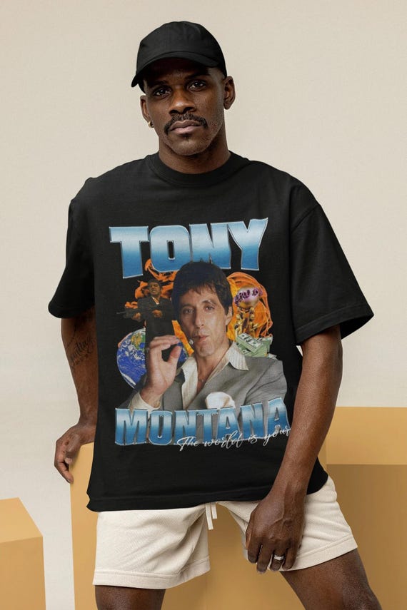 Tony Montana T-shirt Vintage 90s Graphic Scarface Classic Bootleg