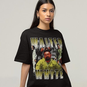 Heisenberg Vintage Walter White Tshirt, Walter White Tee, Walter White Bad Cook, Walter White Rock Style Bootleg Tee