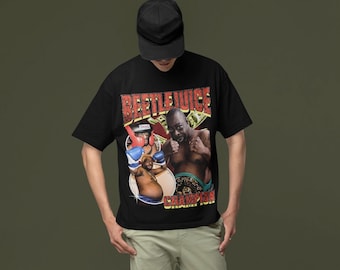 Retro Beetle juice Lester Green T Shirt, Funny Classic 90s Graphic Tee, Unisex, Valentines Gift For Her Him Vintage Bootleg, Y2k 90s Fans.