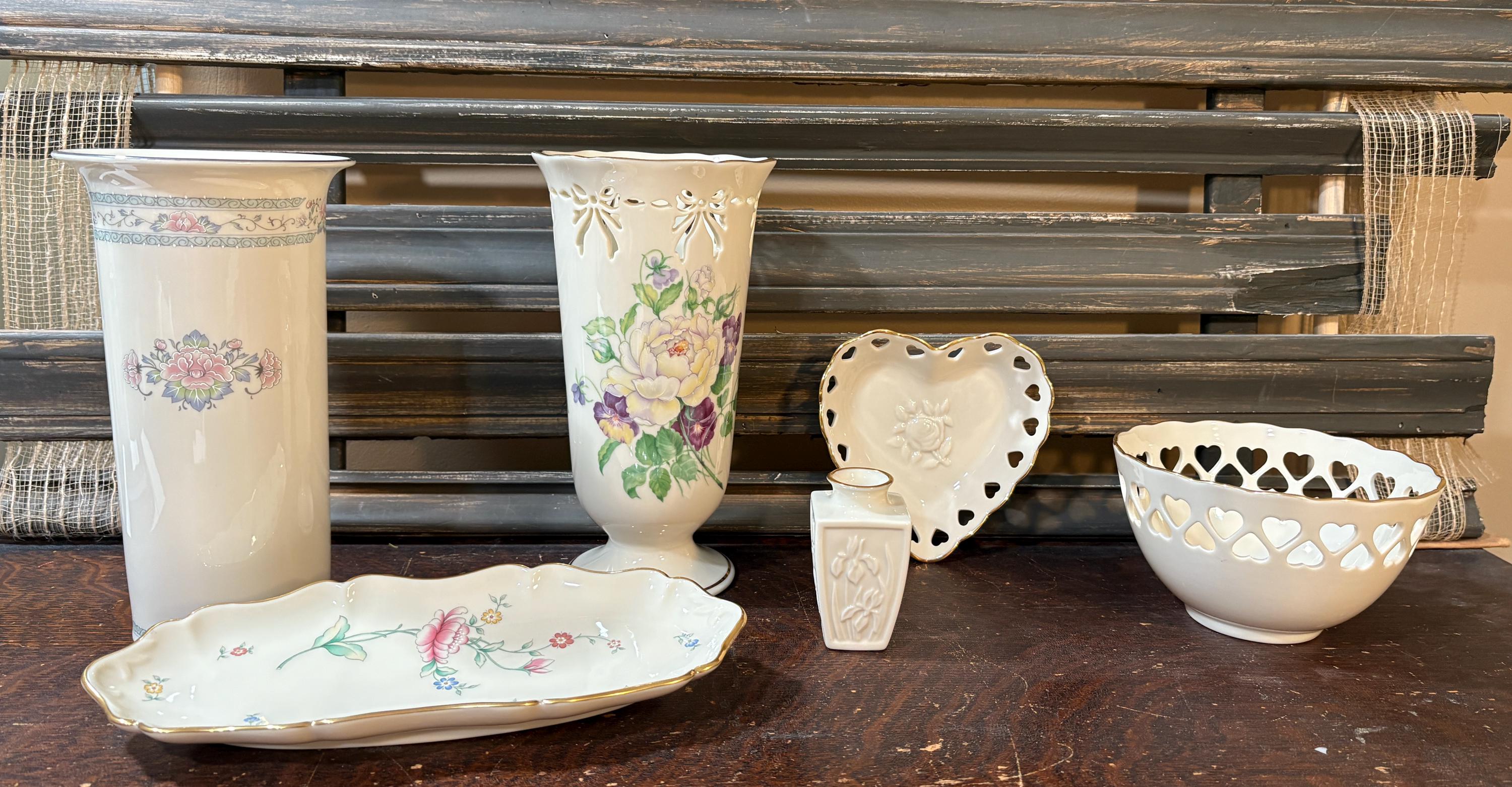 Lenox Pierced Heart Vase - Etsy