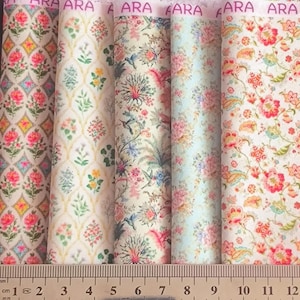 Printed Miniature Fabric | &quot;Magic Carousel&quot; Pattern | For Dollhouses and Dioramas / 1/12 Scale