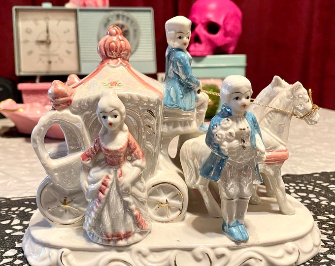 Rococo Style Carriage Statue Vintage ‘60’s - Etsy