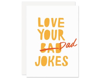 Dad Jokes Father's Day Card