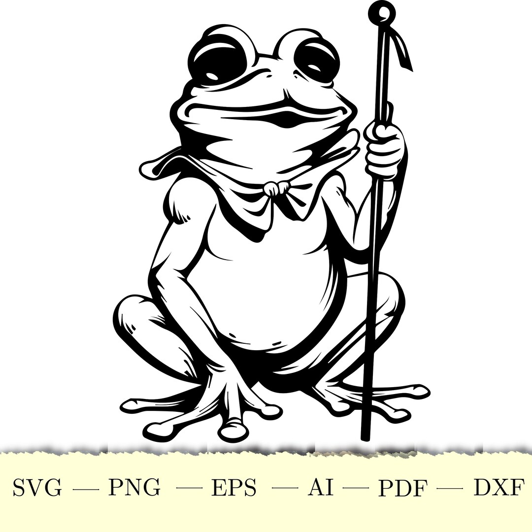 Rana SVG / Vector de rana / Animal Svg / Silueta Svg / Ai / Dxf ...