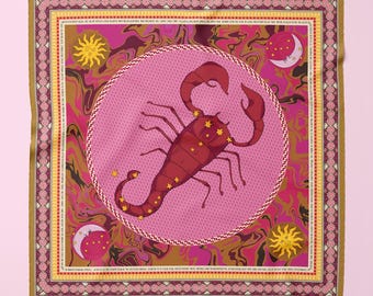 Scorpio Silk Scarf