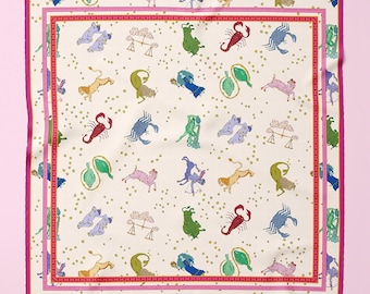 Zodiac Silk Scarf